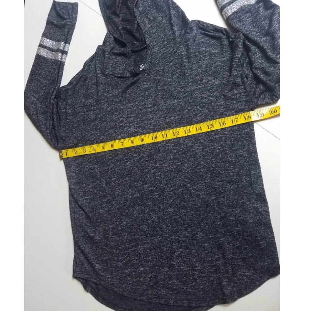 Justice Pullover Hoodie Sweater Gray Size 16
